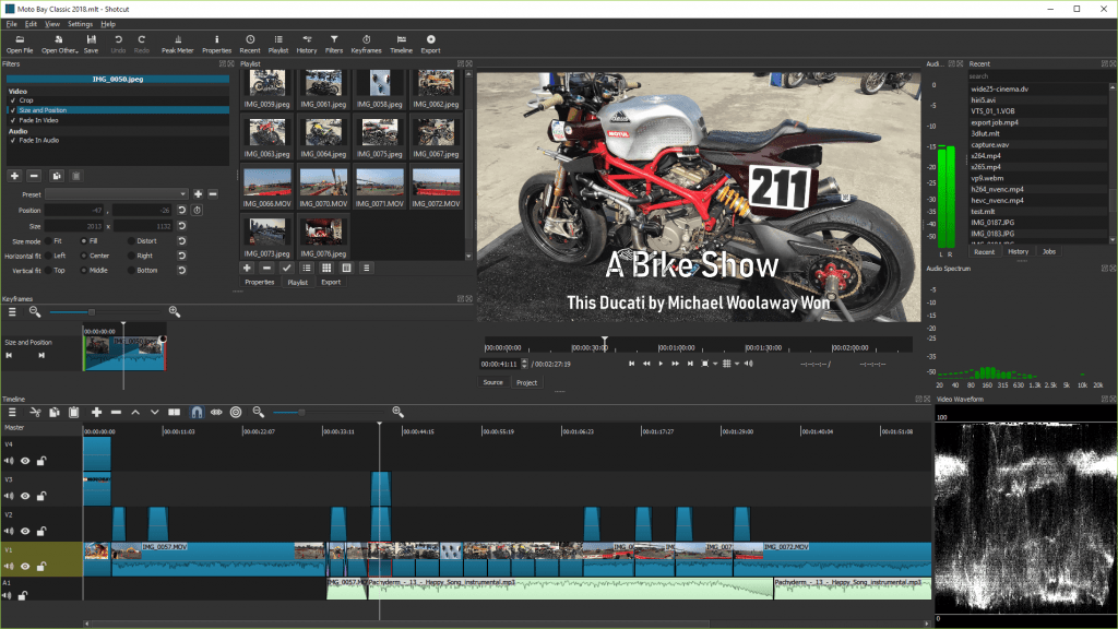 Shotcut video editing free download