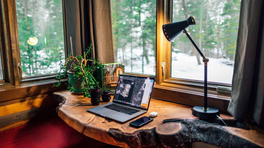 working from home office - 2020